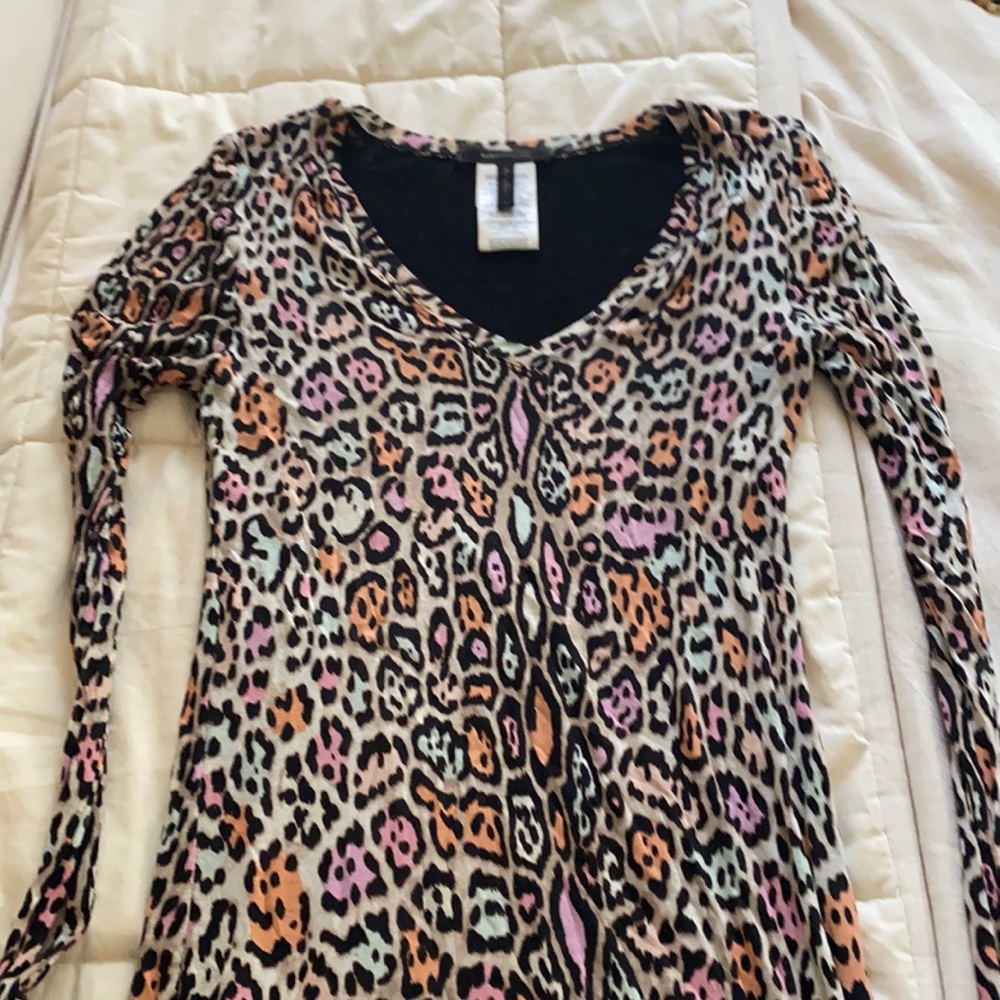 BCBG MIDI DRESS (LEOPARD PRINT)